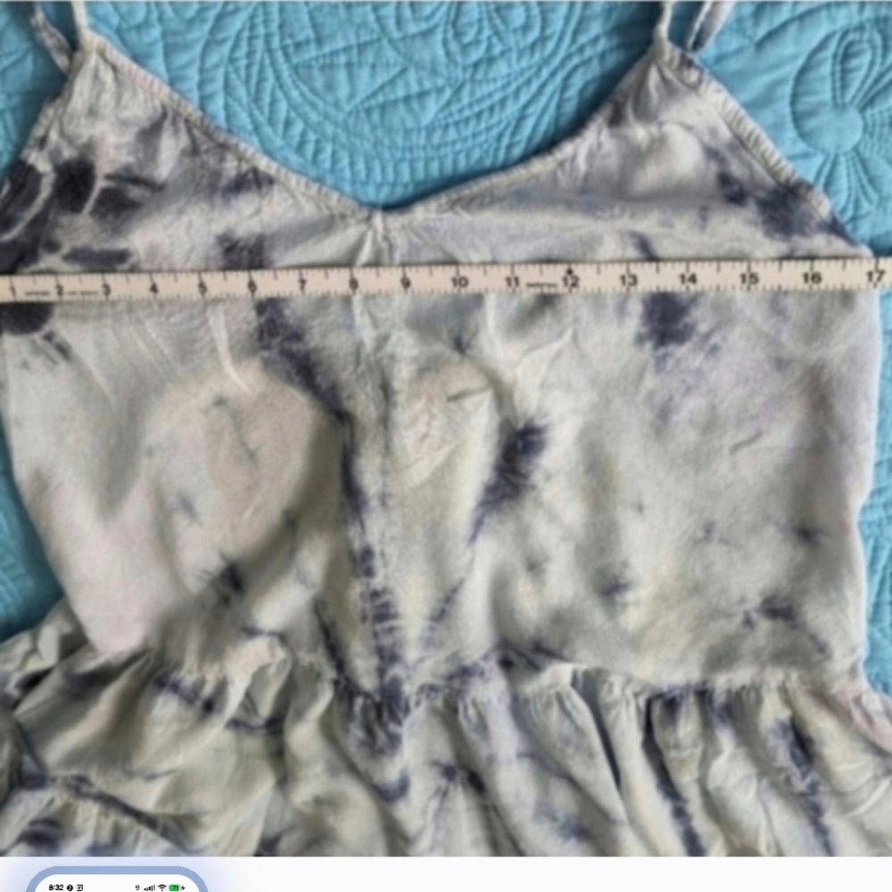 Raviya Blue Pink tie-dye swimsuit coverup dress sundress Boho - Picture 6 of 8